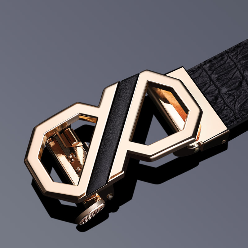 英皇保罗男士真皮皮带时尚休闲品牌百搭搭头牛皮裤腰带腰带