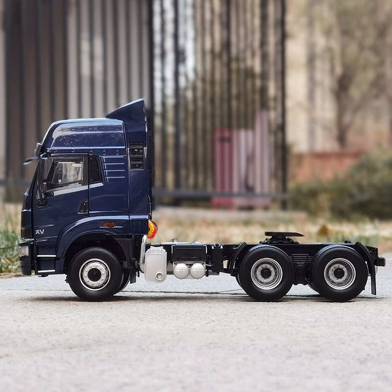 合金原厂解放牵引车拖头卡车工程车模型汽车模型车模车模