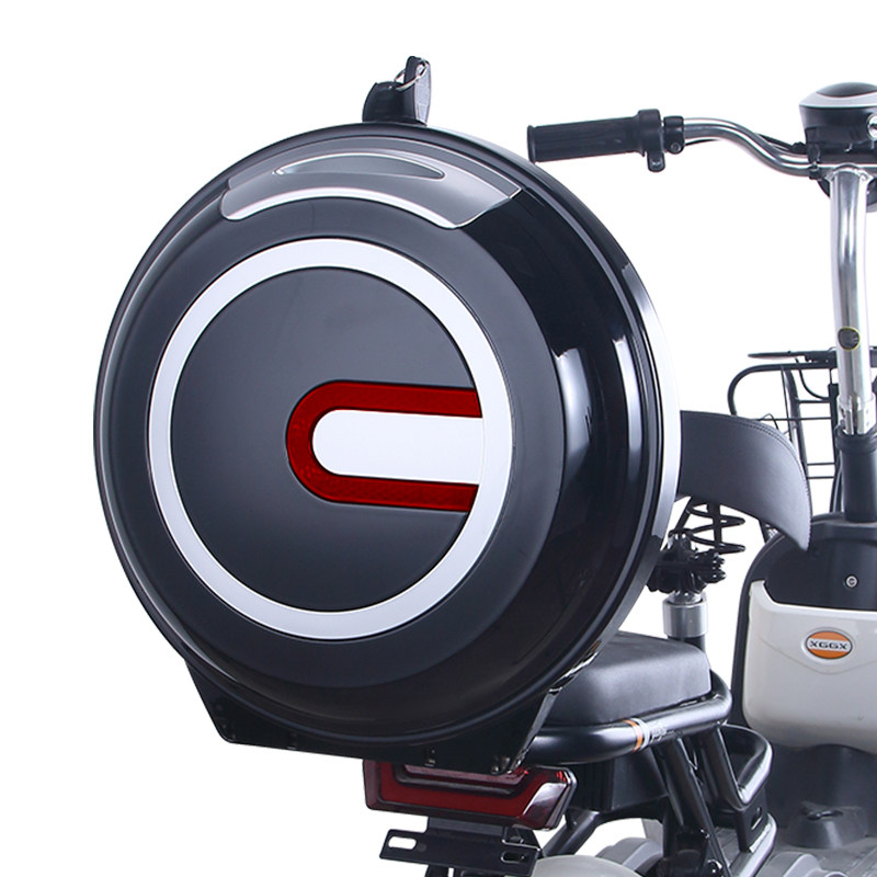 电动车后备自行自行车车尾通用储物箱爱玛雅迪斜面电动车后备箱