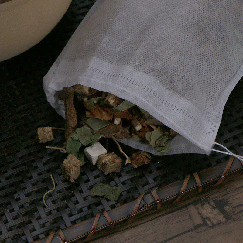 100个30cm一次性无纺布中药药粉包装袋煎药煮药袋家用其它