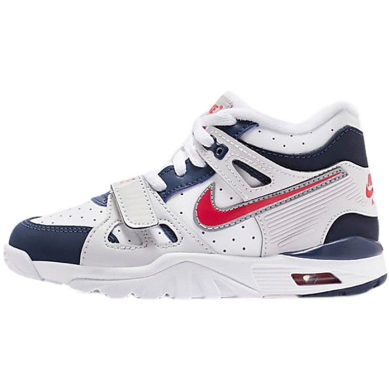 耐克nikeairtrainer白灰蓝魔魔术贴中帮板cn9750-cn9751-400篮球鞋