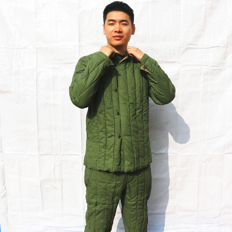 正品老式潜艇工作服内胆保暖棉衣棉裤男女棉袄棉衣