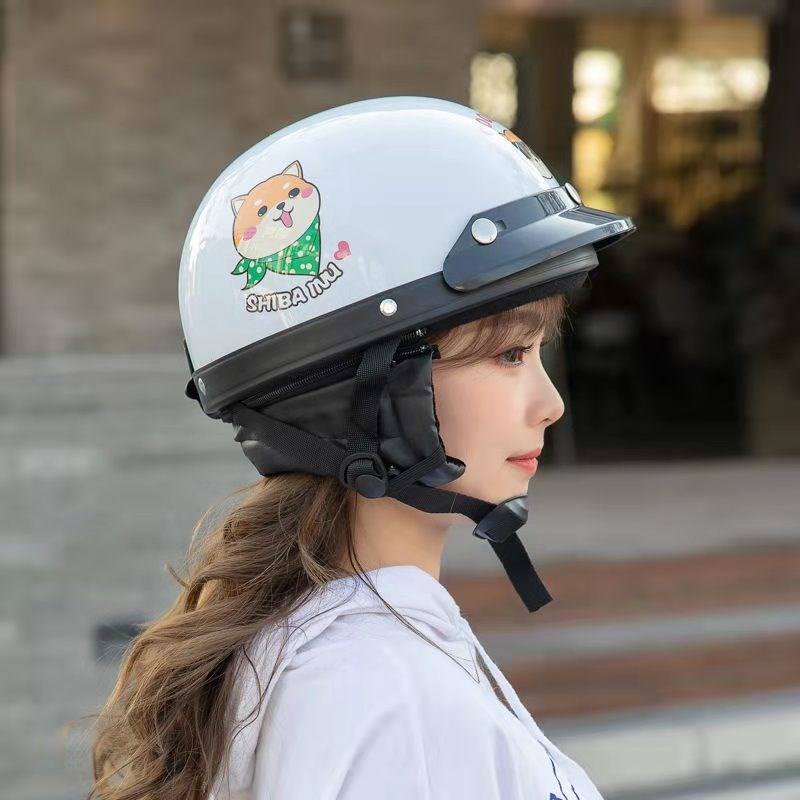 装饰头盔可爱竹蜻蜓帽子吸盘风车旋转风叶叶子电动车头盔