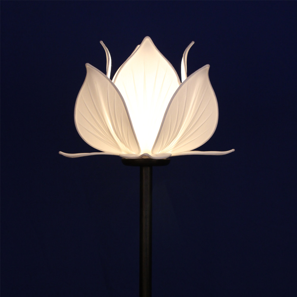 落地灯古典莲花灯落地荷花灯古筝灯复古实木地灯 - 吉祥灯坊中式灯具