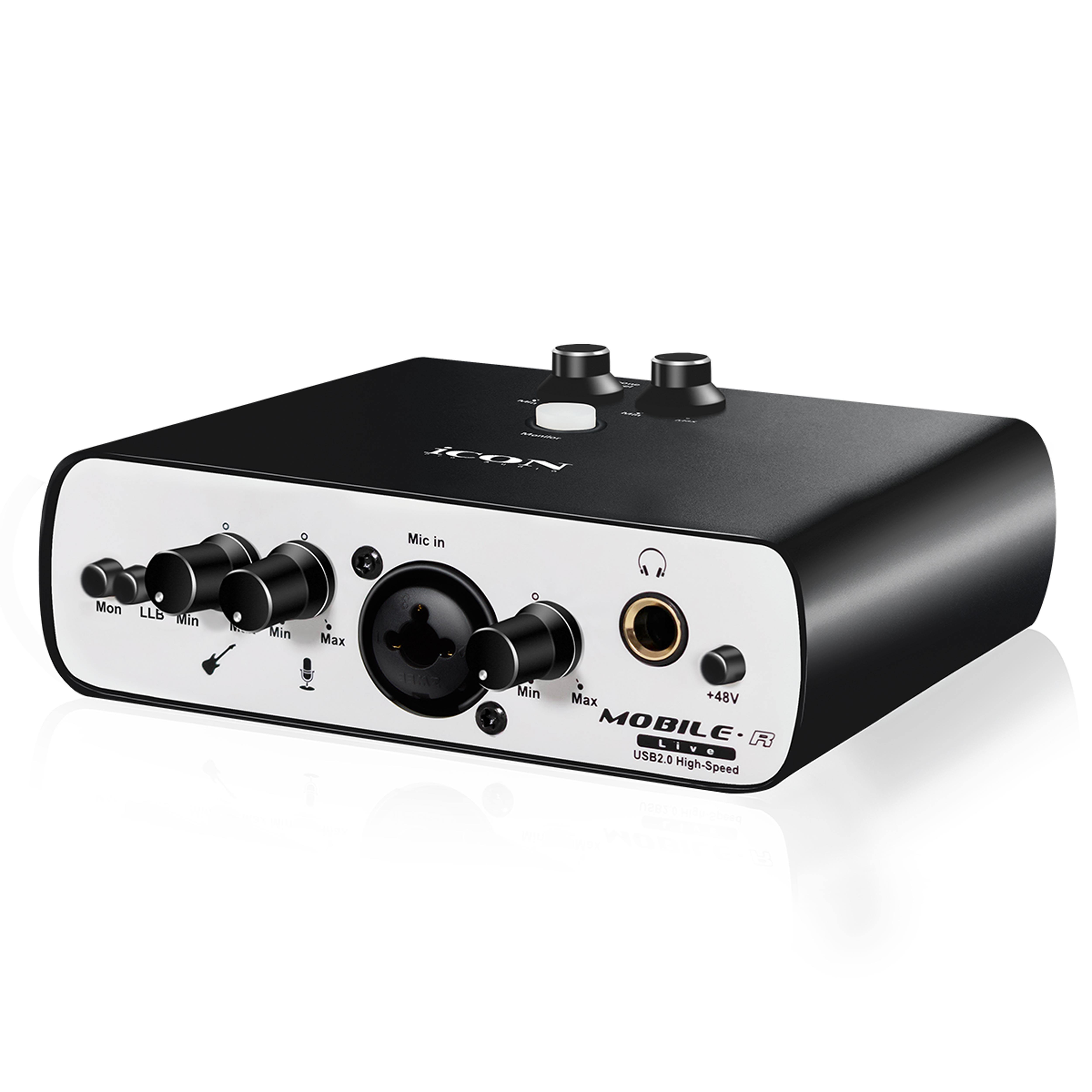 声卡套装艾肯mobiler手机直播主播外置usb设备声卡