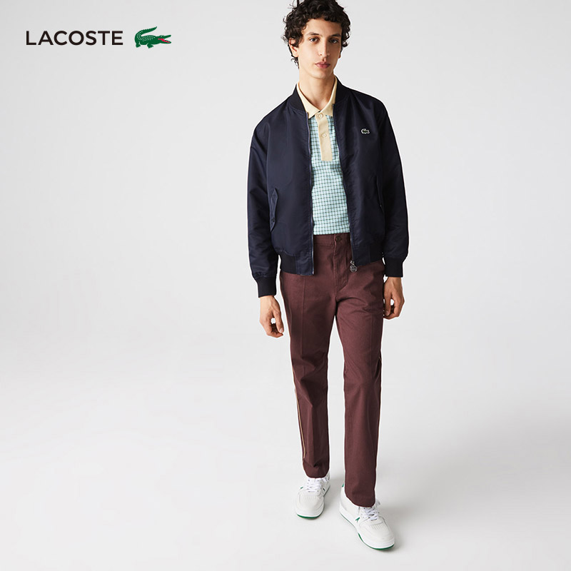 LACOSTE法国鳄鱼男装春季时尚潮流休闲双面穿夹克外套男|BH8743