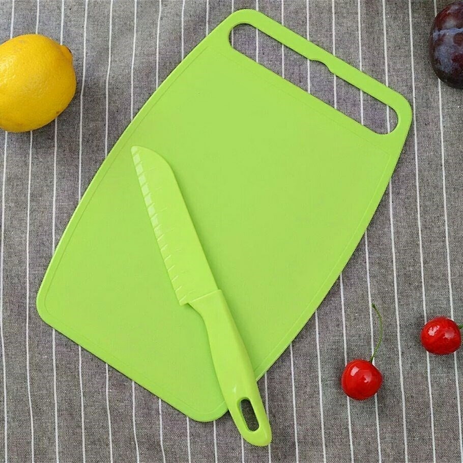 水果儿童玩具塑料刀安全不伤手菜刀菜板蔬菜宝宝砧板