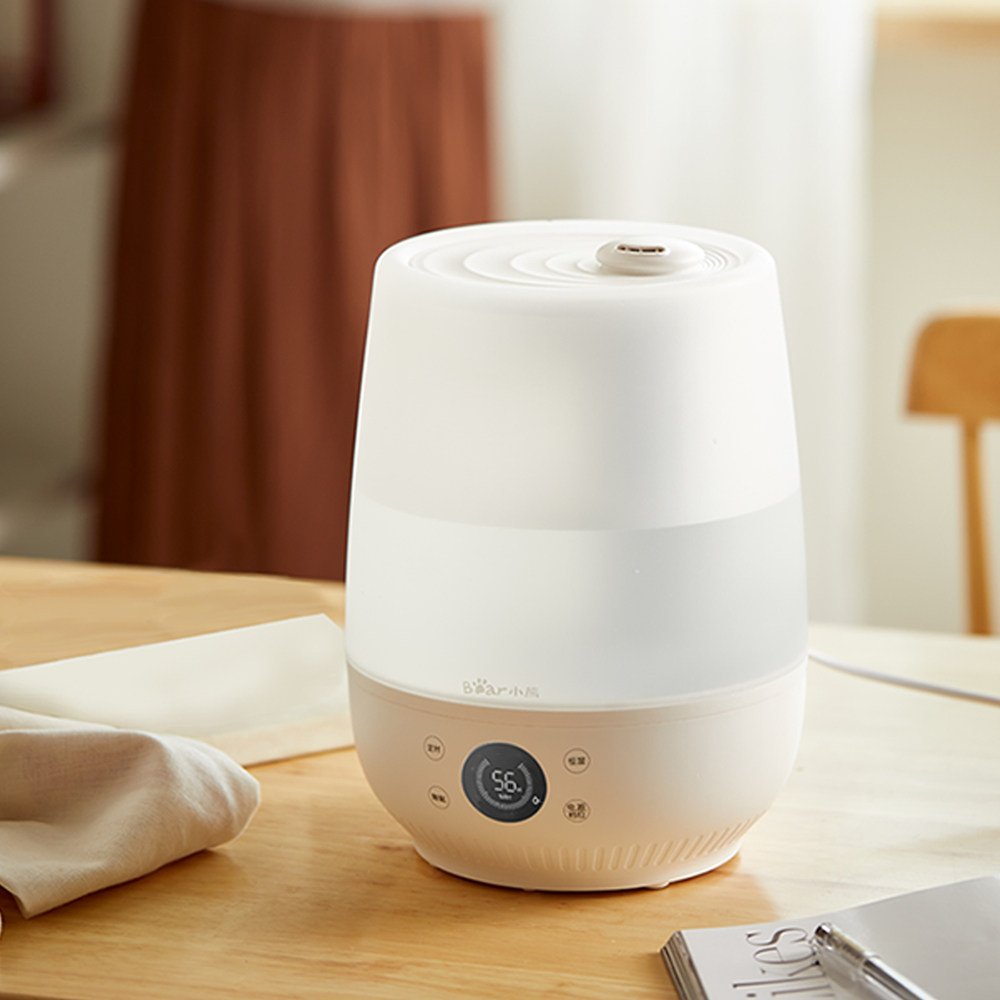 小熊加湿器家用卧室喷雾办公室小型婴儿孕妇空气净化加湿器
