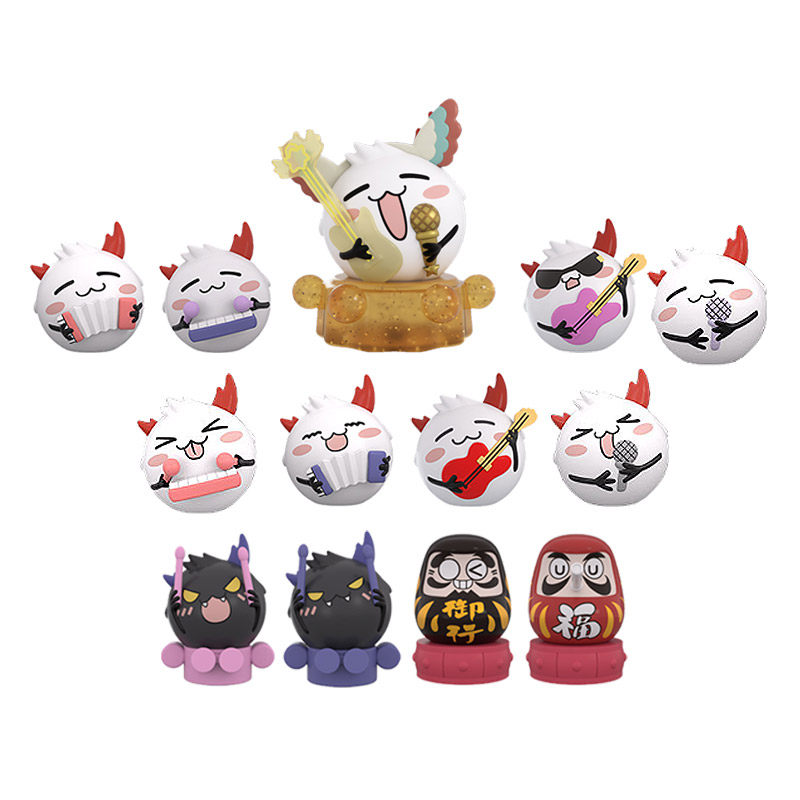 网易易手阴阳师盲盒式叠叠乐茨球乐队公仔周边潮玩盲盒