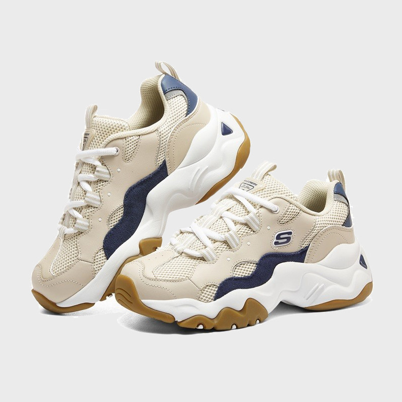 skechers斯凯奇女鞋熊猫鞋全新一代lites时尚时尚运动运动鞋运动休闲