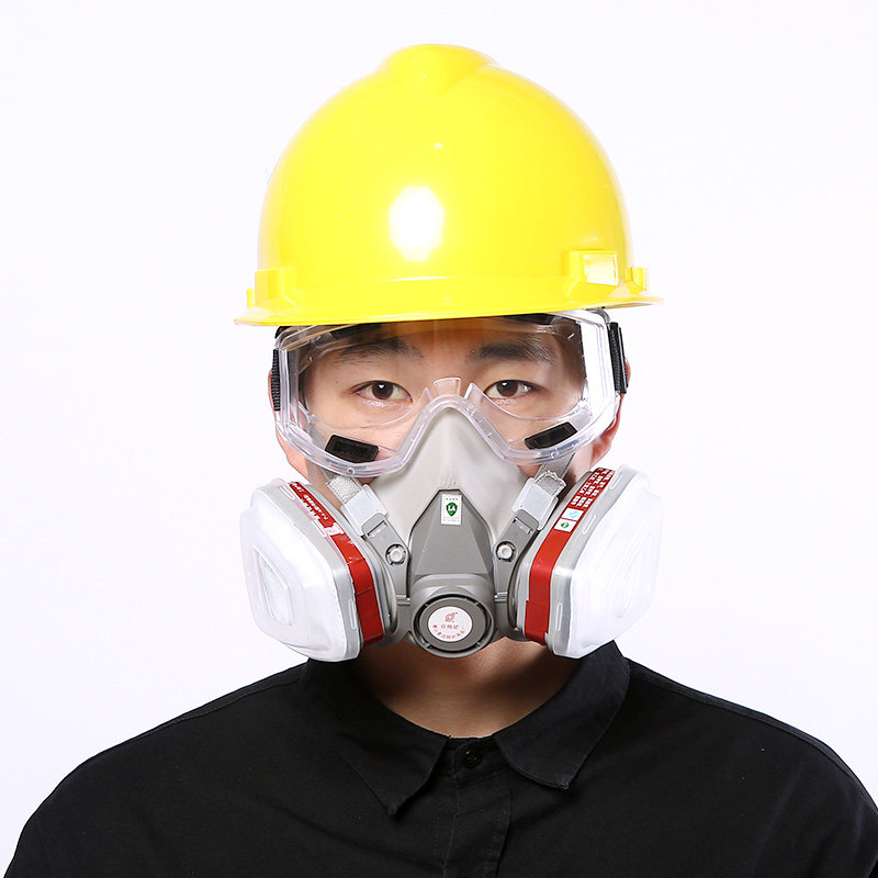 防毒面具喷漆化工工业粉尘呼吸普达_防护面具_劳保批发城 - 影戏拍客
