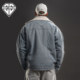 BD bodybuilding station denim jacket men's winter windproof warm plus velvet thickening wild fashion denim sheep lamb jacket BD bodybuilding station denim jacket men's winter windproof warm plus velvet thickening wild fashion denim sheep lamb jacket