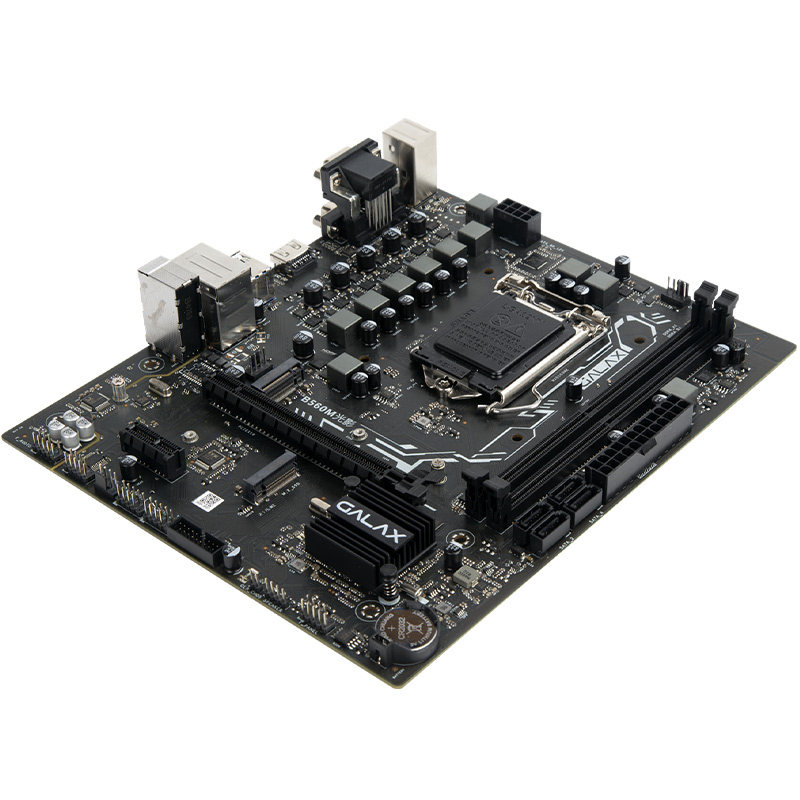 主板影驰h510m幻影h410m台式机电脑b460mcpu套装主板