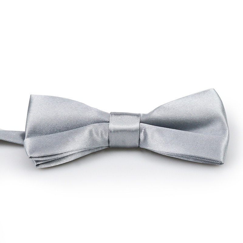 儿童领结 小学生演出表演蝴蝶结 小孩 银色宝宝领结 男童潮 韩版 - 爱