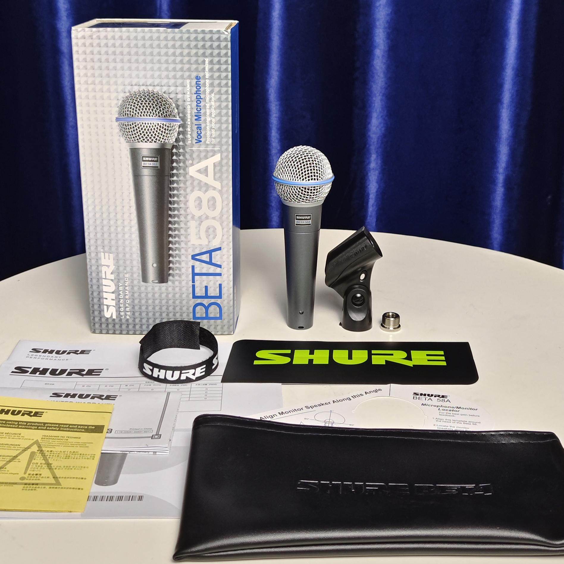 shure舒尔beta58a专业动圈有线话筒家用直播麦克风