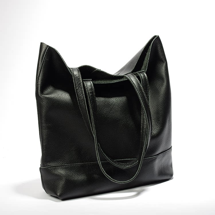 日本真皮女包ys山本耀司暗黑系列托特包大容量通勤包复古简约女包