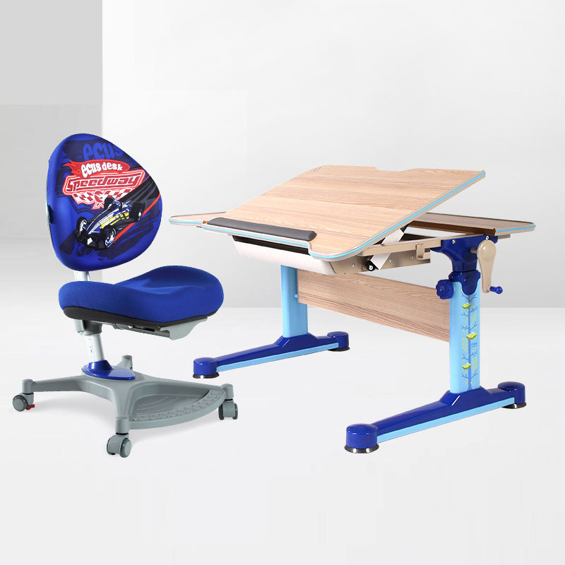 桌椅ecus进口儿童学习套装升降家用小学生宝宝儿童学习桌