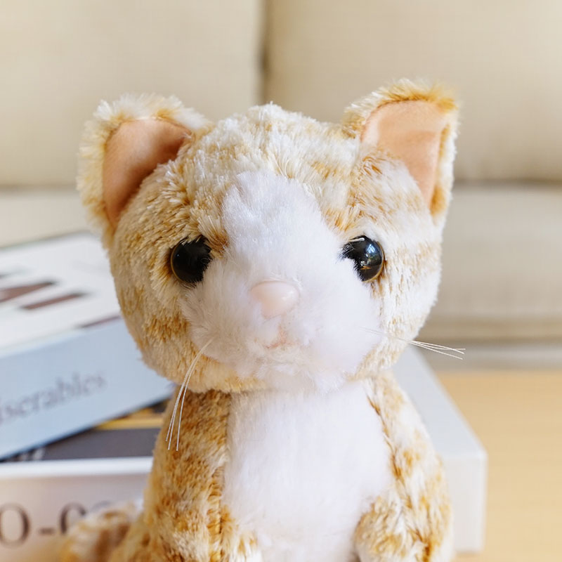 日本原装正版仿真动物娃娃可爱超萌猫咪公仔毛绒布艺类玩具