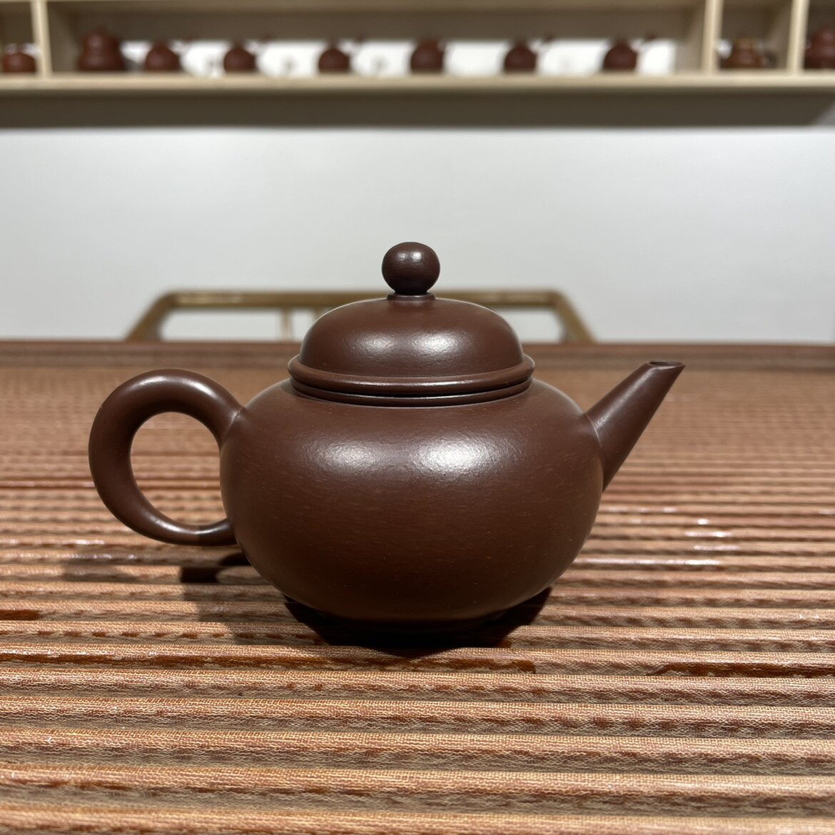 吴义永潮汕壶王樽壶潮州明德园谢华之徒朱砂紫砂茶壶