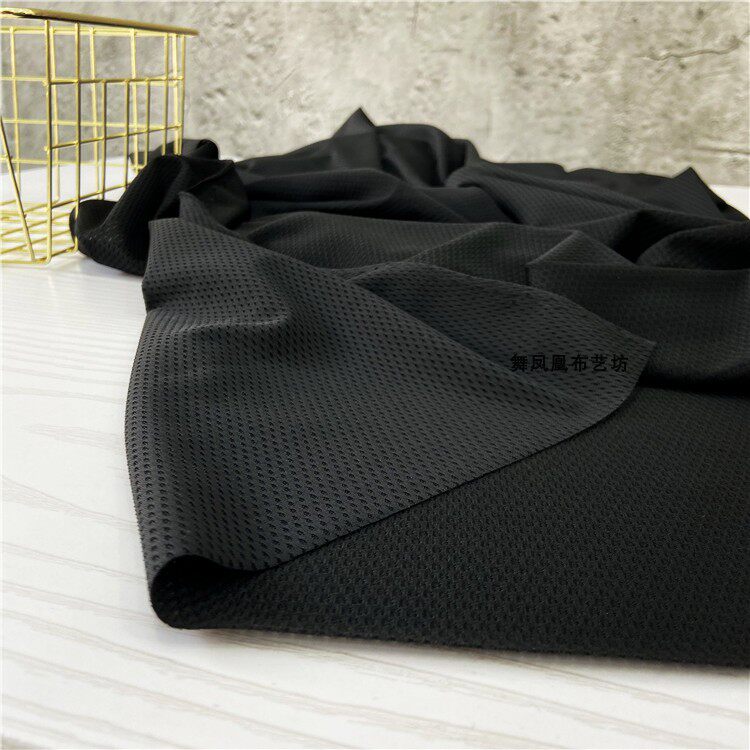 优质网眼步步高锦纶冰丝布料干冰感丝海绵垫