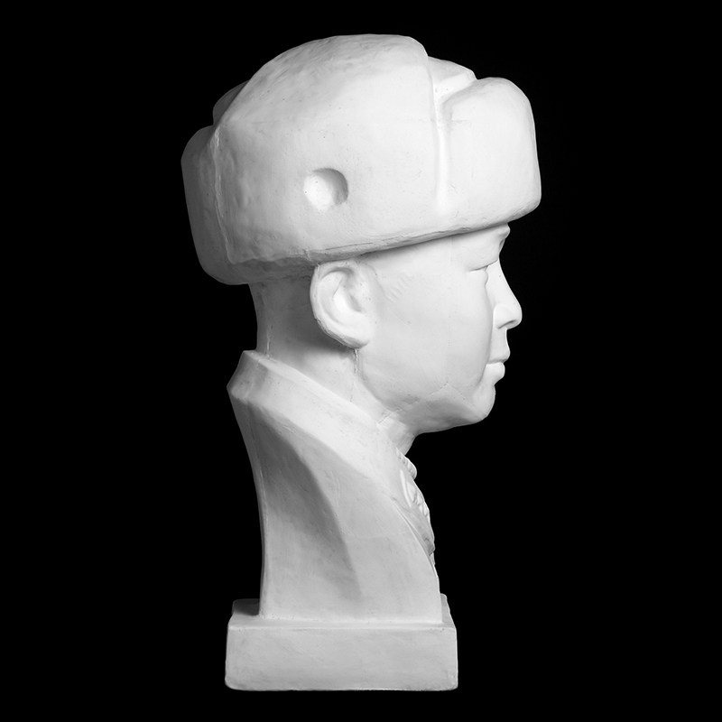 教具写生绘岳带帽雷锋素描石膏美术少先队员摆件石膏像