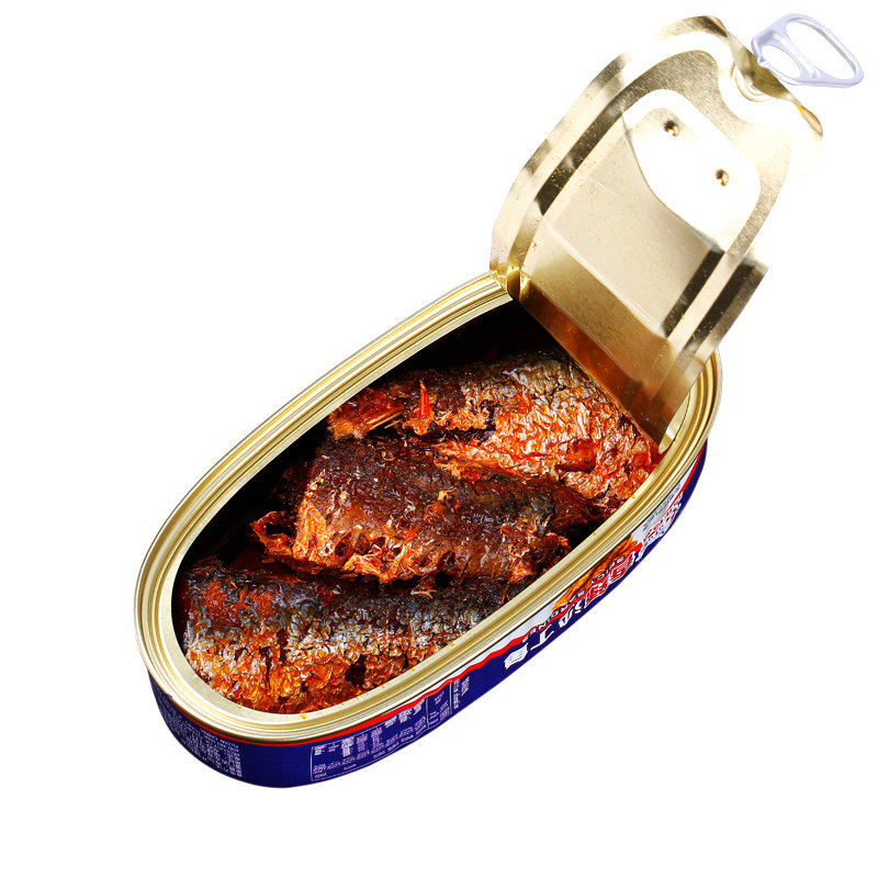 香辣罐头古龙古龙香沙丁鱼120克厦门特产美食海鲜鱼类罐头