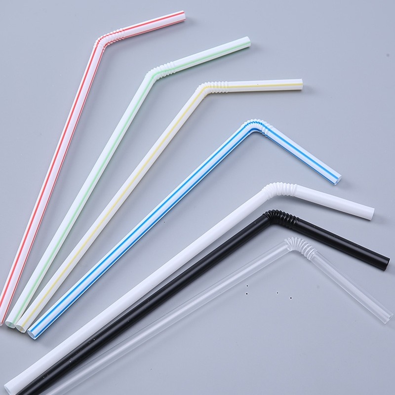 食品品级弯头吸管一次性单支独立包装孕妇产后吸管