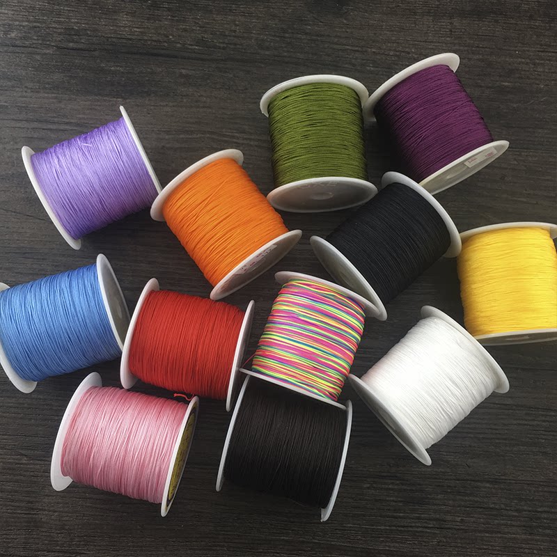 台湾承薪71号玉线红绳手链脚链线大红玉线玉线