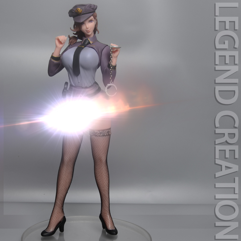 已婚女警晓子designedby织田国产性感美女手办模型手办