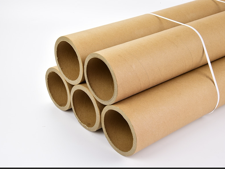 圆形牛皮牛皮纸纸管硬纸筒芯海报幼儿园创意手工纸筒