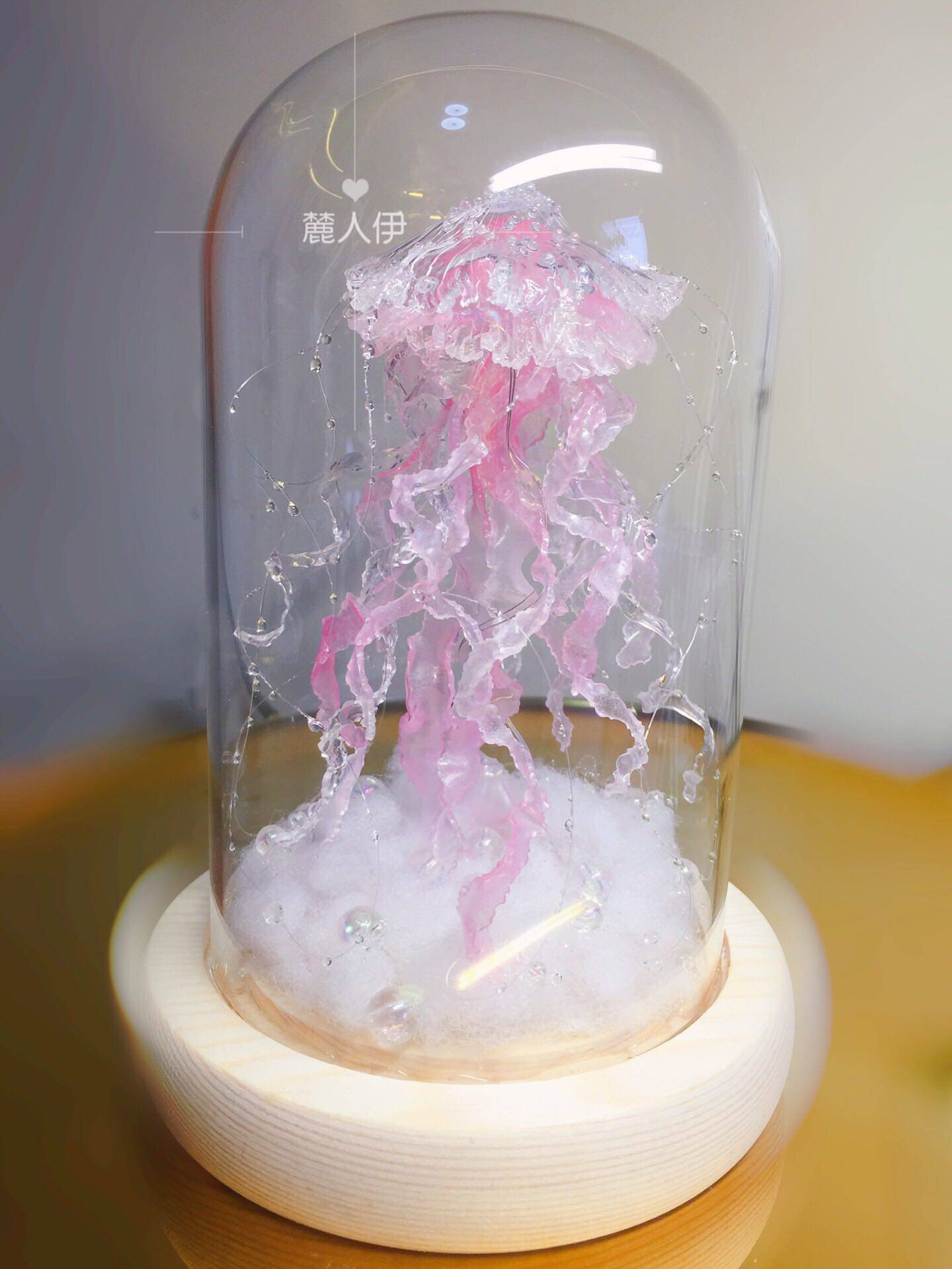 麓人伊手工梦幻摆件水母灯日系原宿少女心
