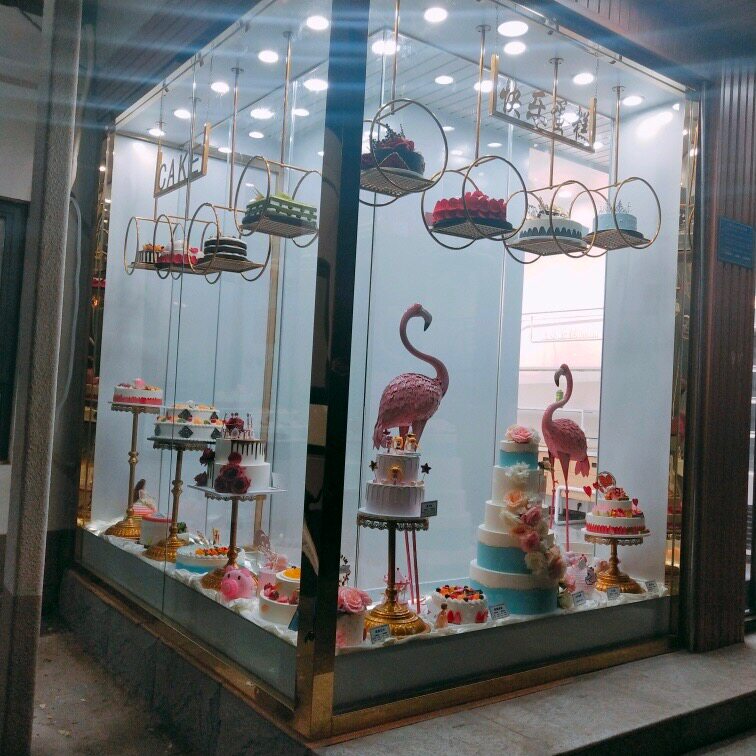 蛋糕北欧欧风创意橱窗展示架展台吊架铁艺架子其他架类