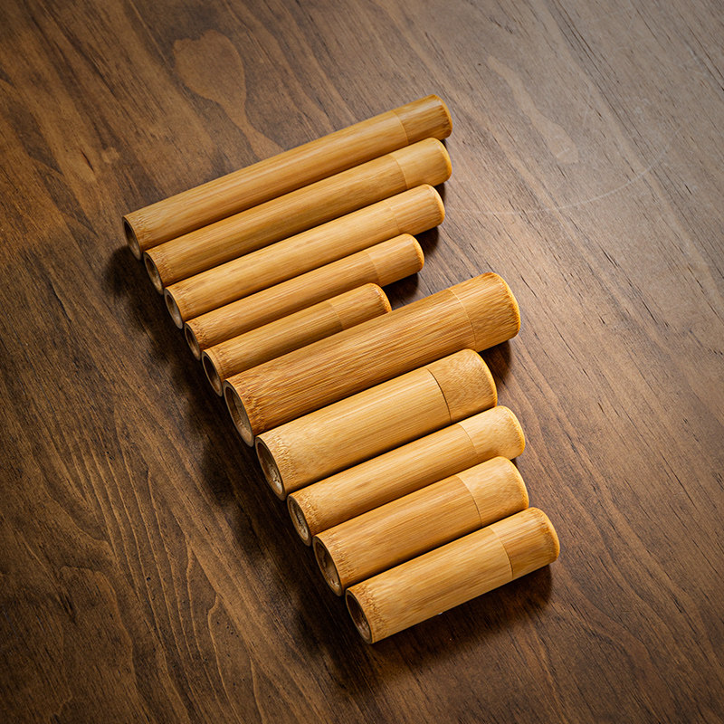 茶叶罐小号密封旅行便携随身迷你竹筒茶罐茶叶茶叶罐