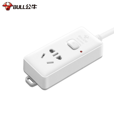 公牛大功率插座10a转16a空调插板安带线排插大孔转换器4000w插排