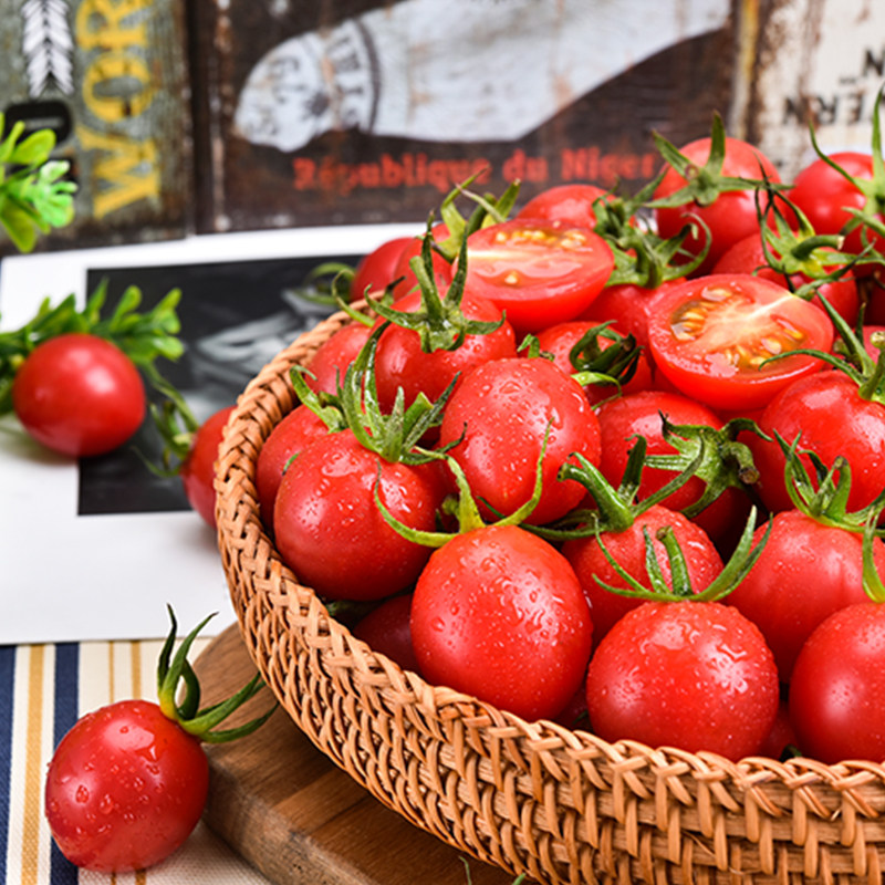 新鲜水果迷你小番茄圣女果千禧樱桃番茄蔬菜水果沙拉其它