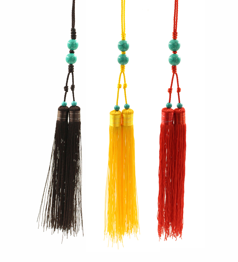 包邮高档冰丝剑穗太极武术比赛专业短剑穗超加密回笼丝太极剑剑穗