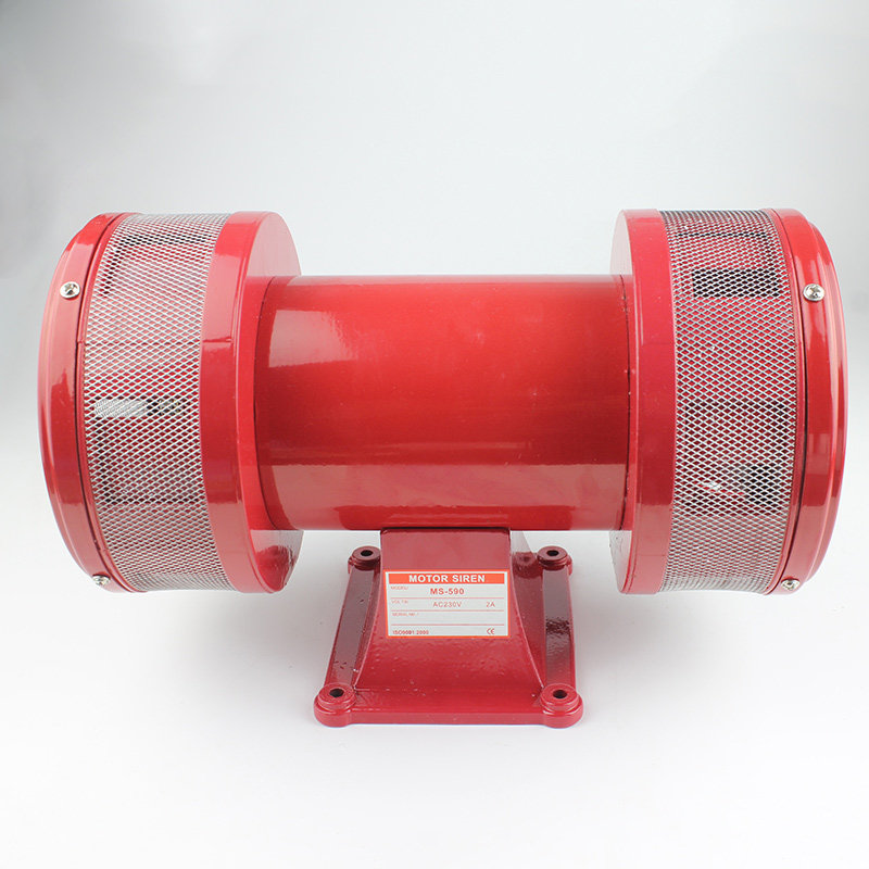 马达警报器ms-590风螺双向电动防空警报器高分贝喇叭报警器220v