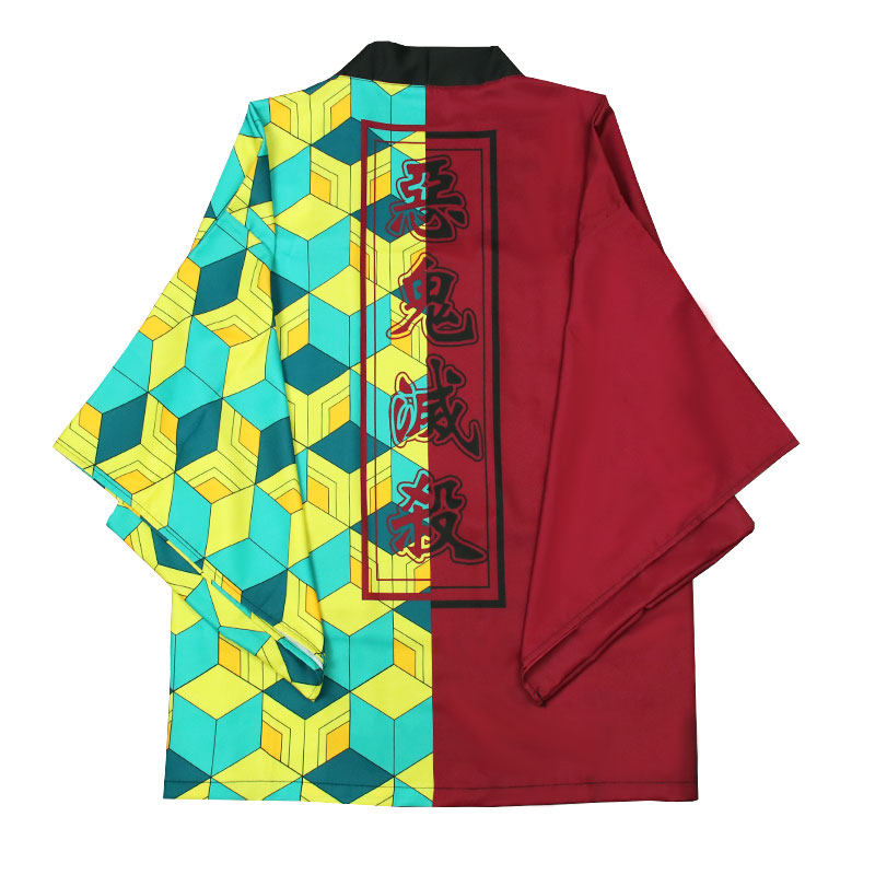 鬼灭之刃cos羽织鬼杀队服炭治郎祢豆子义勇动漫t恤