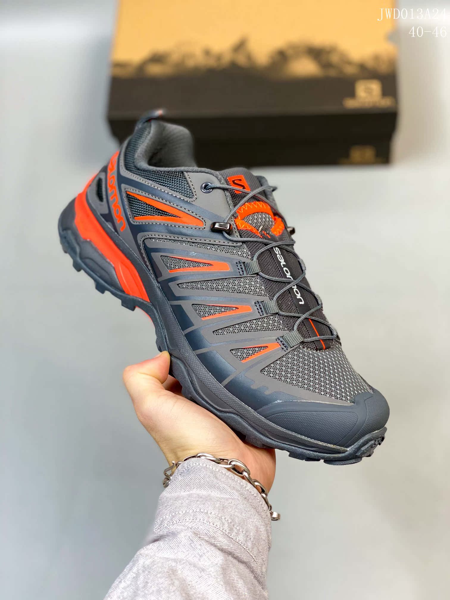 Salomon萨洛蒙越野运动鞋GTX户外跑步鞋徒步鞋登山鞋轻便旅游男鞋