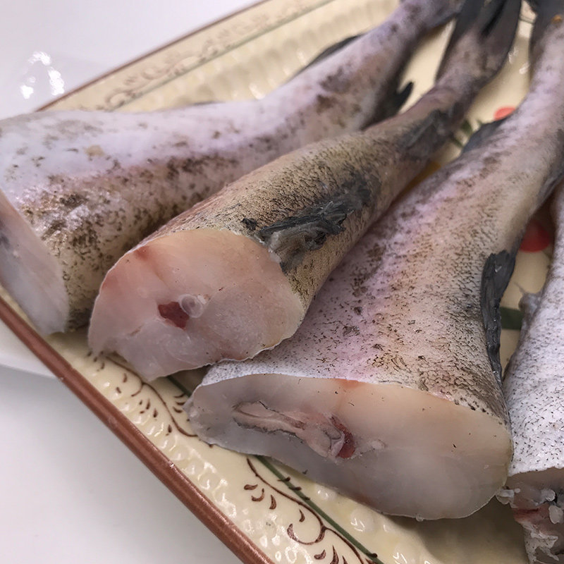 鳕鱼新鲜冷冻无头鱼狭去头太鱼大棒鱼柴海鲜鳕鱼