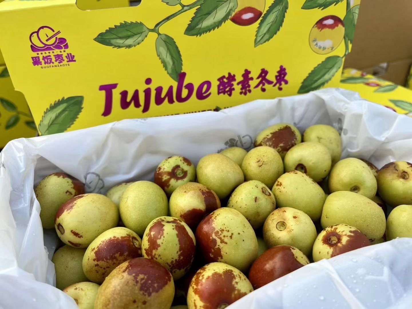 果饭酵素冬枣云南限量高原雪枣3斤礼盒盒装枣