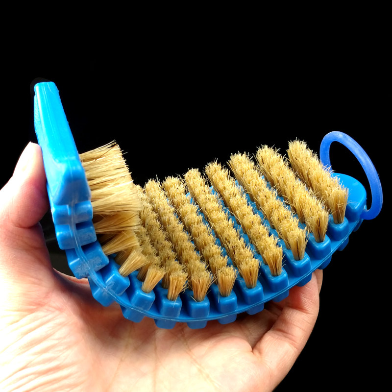 可弯曲小金刚菩提刷刷串神器折叠猪鬃硬毛清理盘玩包浆钢丝纳米刷