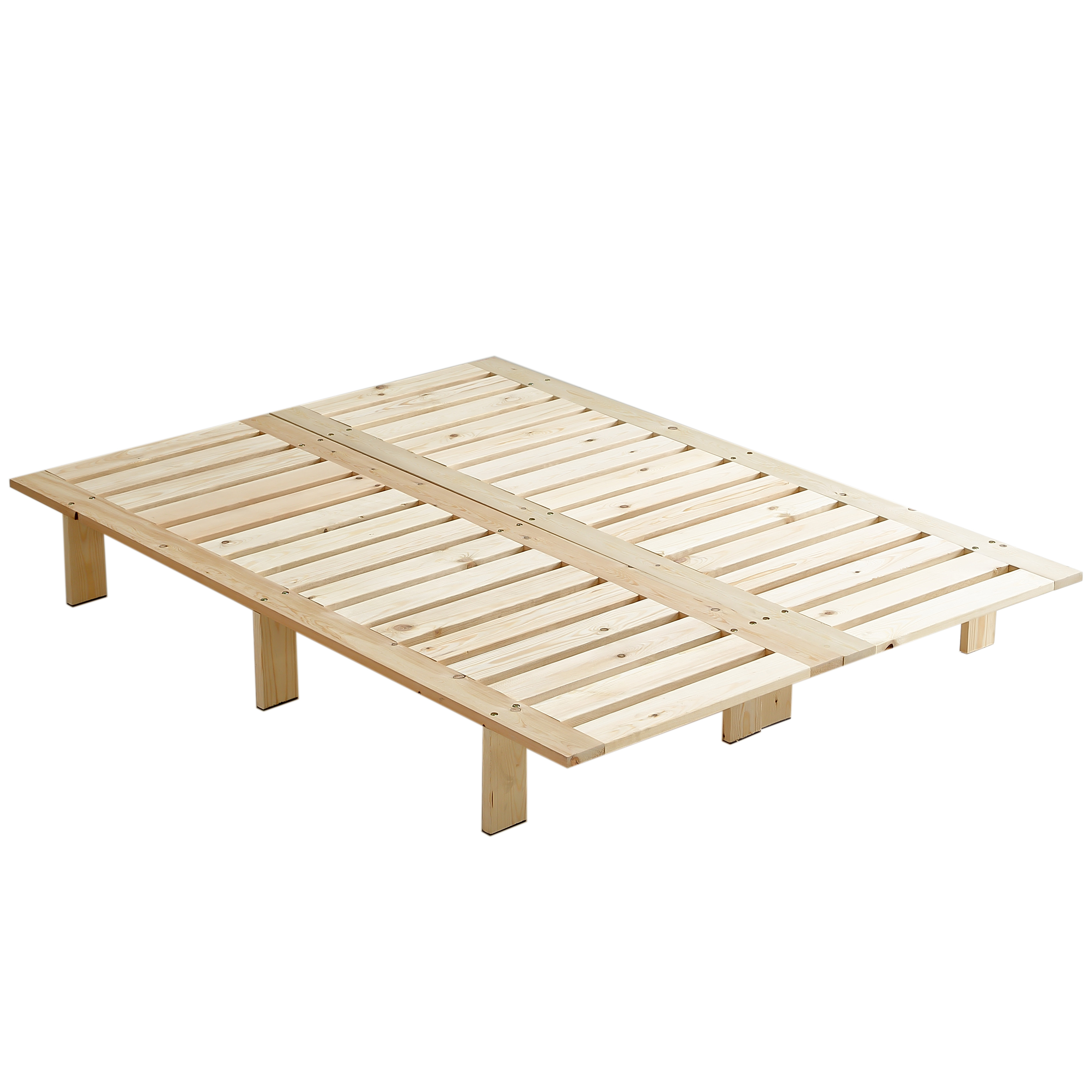 床架加厚实木排骨骨架18米双人折叠榻榻米床板床架