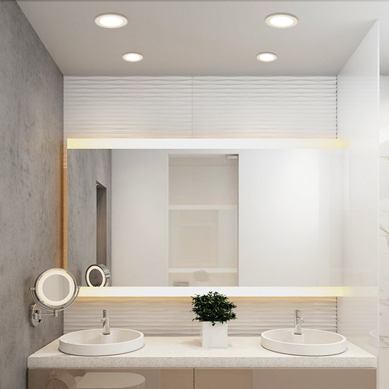 筒灯浴室卫生间防水防雾led嵌入式天花花灯家用筒灯