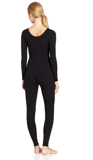 性感莱卡氨纶圆领连体全包紧身衣打底塑身体操塑身连体衣