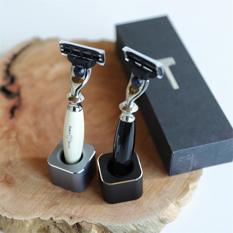 edwinjagger英国原装进口三刀复古刀柄手动剃须刀礼盒剃须刀