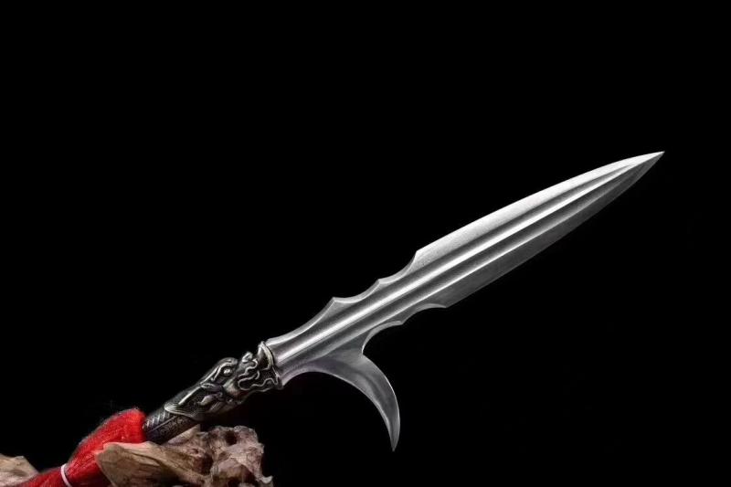 一体钩镰枪红缨枪龙枪锰钢武术冷兵器长枪长矛赵云更多武术装备