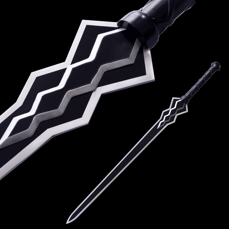 凯轩动漫刀剑神域黑剑阐释释者白剑逐暗者亚丝摆件
