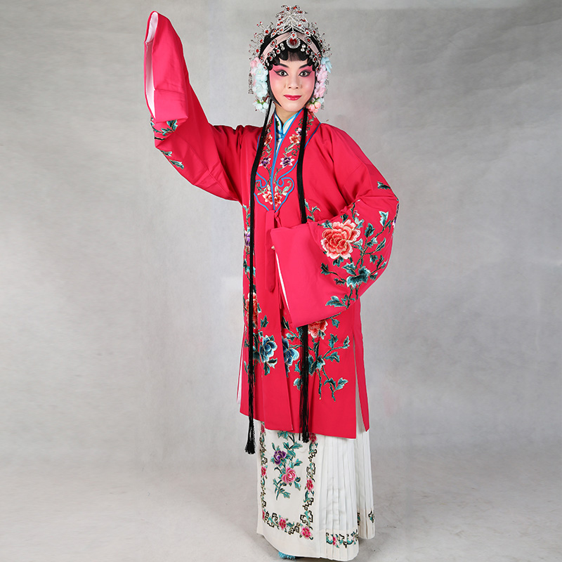 京剧戏曲花旦女披越剧黄梅戏古装摄影写真青衣民族服装