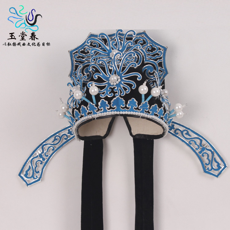 小生京剧戏曲唐伯虎许仙学士巾帽改良民族服装